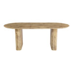 Τραπέζι Nembou pakoworld mdf σε oak απόχρωση 210x100x76εκ - Image 3
