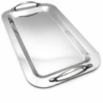 ΔΙΣΚΟΣ ΠΑΡΑΛΛΗΛΟΓΡΑΜΜΟΣ Β INOX ΜΕ ΛΑΒΗ ΑΣΗΜΙ 105 40.5X25.5CM