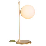 Επιτραπέζιο φωτιστικό Inclusive pakoworld Ε27 χρυσό 16.5x21x45εκ - Image 2