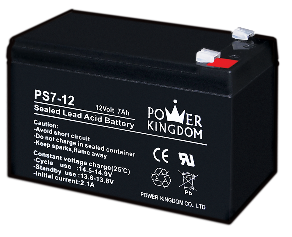 1594882342_0 PS-7-12D Μπαταρία μολύβδου Pb 12V 7Ah - Image 1