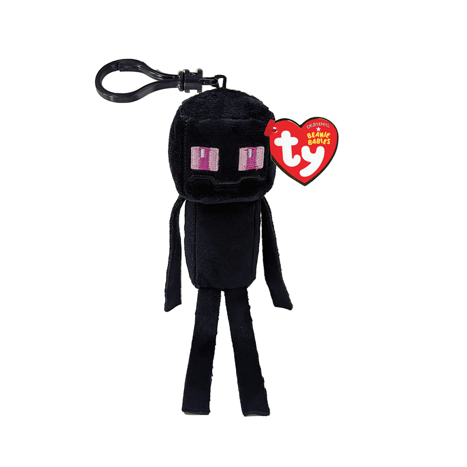 TY Χνουδωτό Beanie Babies Κλιπ Minecraft Enderman 8,5εκ