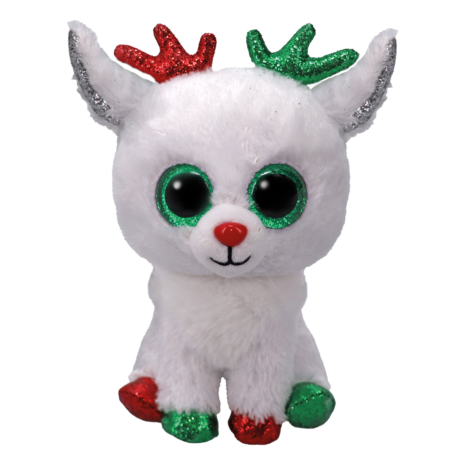 TY Beanie Boos Χνουδωτός Τάρανδος Λευκός 15εκ