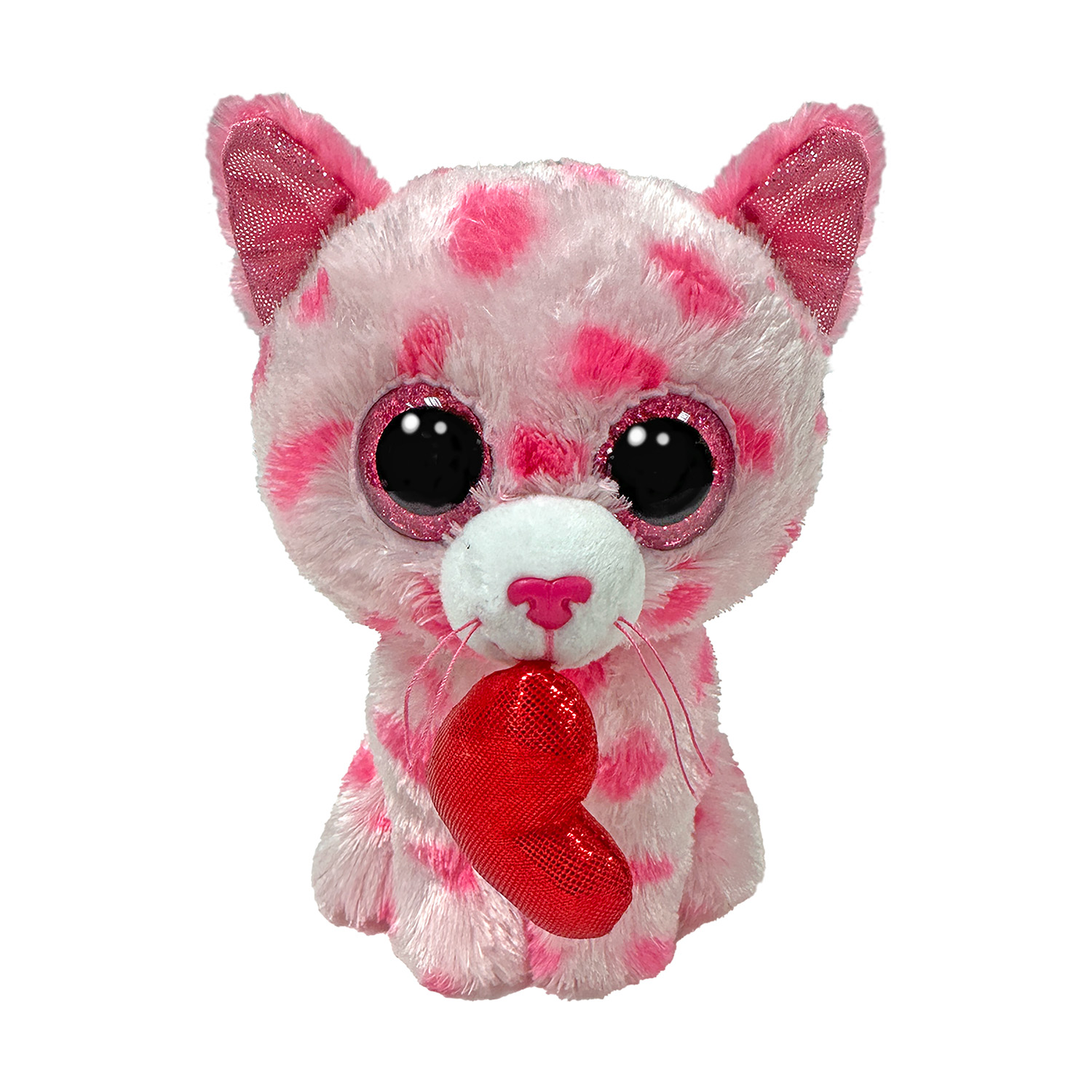 ΤΥ Beanie Boos Χνουδωτό Γάτα με Καρδιά 15εκ