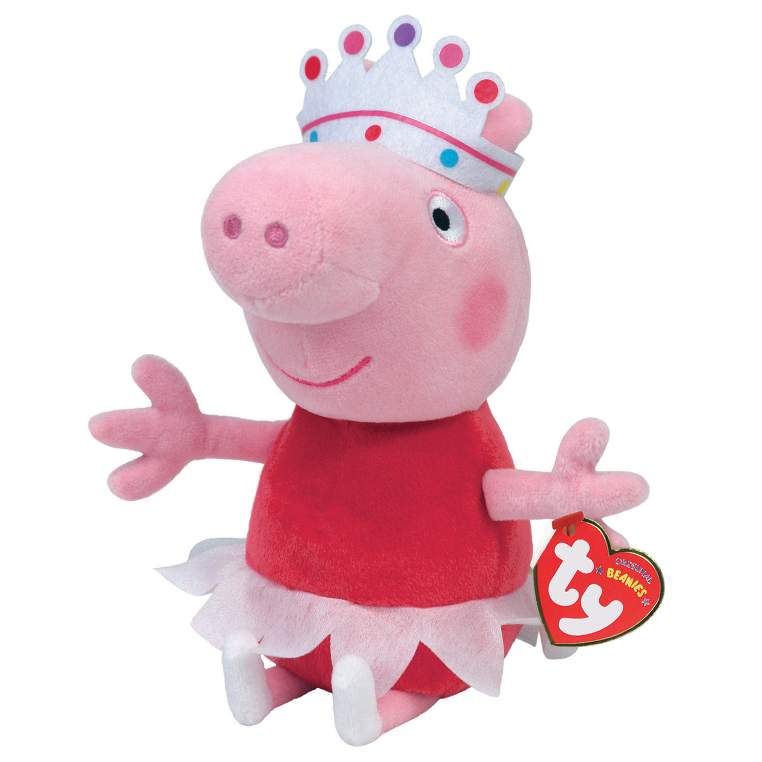 TY Χνουδωτό Beanie Babies Peppa Ballerina 15εκ