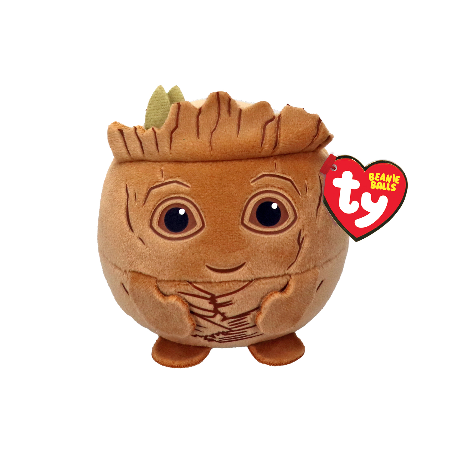TY Beanie Balls Groot Χνουδωτό Καφέ