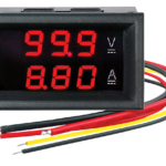 VAM-0-100V DC/0-10A DC Ψηφιακό DUAL βολτόμετρο 0-100V DC/ αμπερόμετρο 0-10A DC με ενσωματωμένο SHUNT