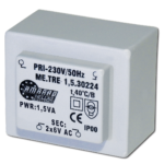 TRM-060-15-2 Πακτωμένος μετασχηματιστής 2X6V 1.5VA