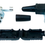 MTL-009 BNC Connector αρσενικό με πλαστική βάση γωνία