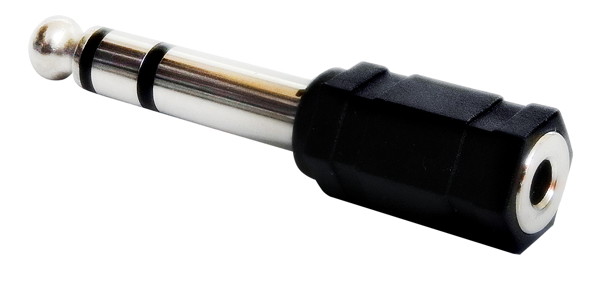 1620767676_0 MFAS 6.35-3.5 Adaptor ήχου 6,35mm (Jack ) stereo αρσενικό σε 3.5mm stereo θηλυκό - Image 1