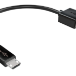 MICRO USB-MINI CABLE FAST CHARGE Καλώδιο φόρτισης και μεταφοράς δεδομένων micro usb 0.15m