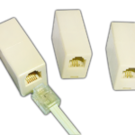 RJ11 CABLE COUPLER Phone Cable coupler (μούφα) RJ11(6P/4C) θηλυκό σε RJ11(6P/4C) θηλυκό