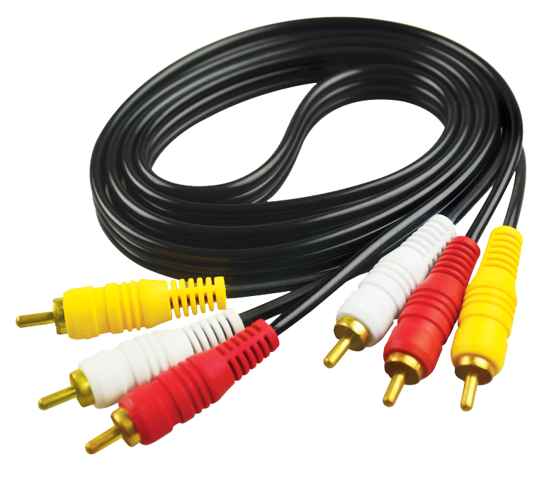 1622785900_0 3RCA-3RCA CABLE 1,5M Καλώδιο εικόνας-ήχου AV COMPOSITE 3 RCA σε 3 RCA 1.5m - Image 1