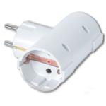 HS-ZDB-01/02A Adaptor από 1 σούκο πρίζα σε 2 σούκο, τύπου ταφ