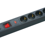 SP-04S-USB Πολύπριζο ασφαλείας 4 θέσεων  με 2 θύρες USB με καλώδιο 3Χ1,5mm