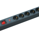 SP-06S-USB Πολύπριζο ασφαλείας 6 θέσεων  με 2 θύρες USB με καλώδιο 3Χ1,5mm