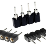 RGB-ADAPTOR-1 με 4 pin (θηλυκά) σε 4 Pin (αρσενικά) για δυνατότητα σύνδεσης δύο ταινίων Led RGB 5050  ή μίας ταινίας Led RGB 5050 με RGB Controller Dimmer