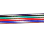 RGB-CONNECTOR CABLE-3 Διπλός connector για ταινίες Led RGB 5050 με καλώδιο και pin για δυνατότητα σύνδεσης με RGB Controller Dimmer