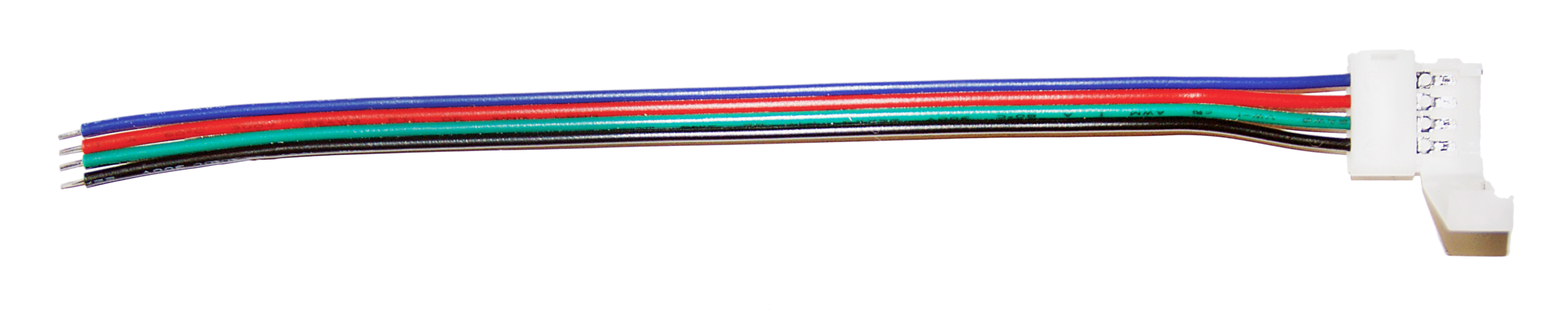 1623312652_0 RGB-CONNECTOR CABLE-1 Μονός connector για ταινίες Led RGB 5050 με καλώδιο και pin - Image 1