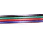 RGB-CONNECTOR CABLE-2 Διπλός connector για ταινίες Led RGB 5050 με καλώδιο και pin