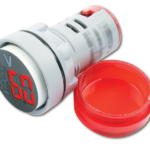VM-5-60VDC RED Ψηφιακό βολτόμετρο 5-60V DC χρώμα κόκκινο