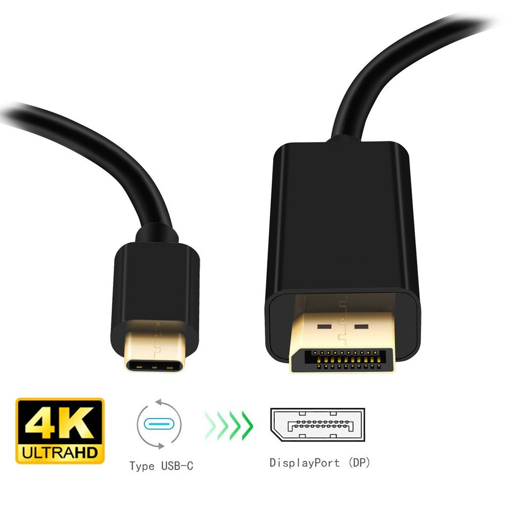 1654499210_0_TYPE-C-TO-DP-CABLE-3m-KALODIO-TYPE-C-SE-DISPLAY-PORT-3m TYPE C TO DP CABLE 3m Καλώδιο Type C αρσενικό σε Display port αρσενικό - Image 1