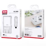 XO-L90B LIGHTNING Τροφοδοτικό-ταχυφορτιστής PD 20W με καλώδιο lightning