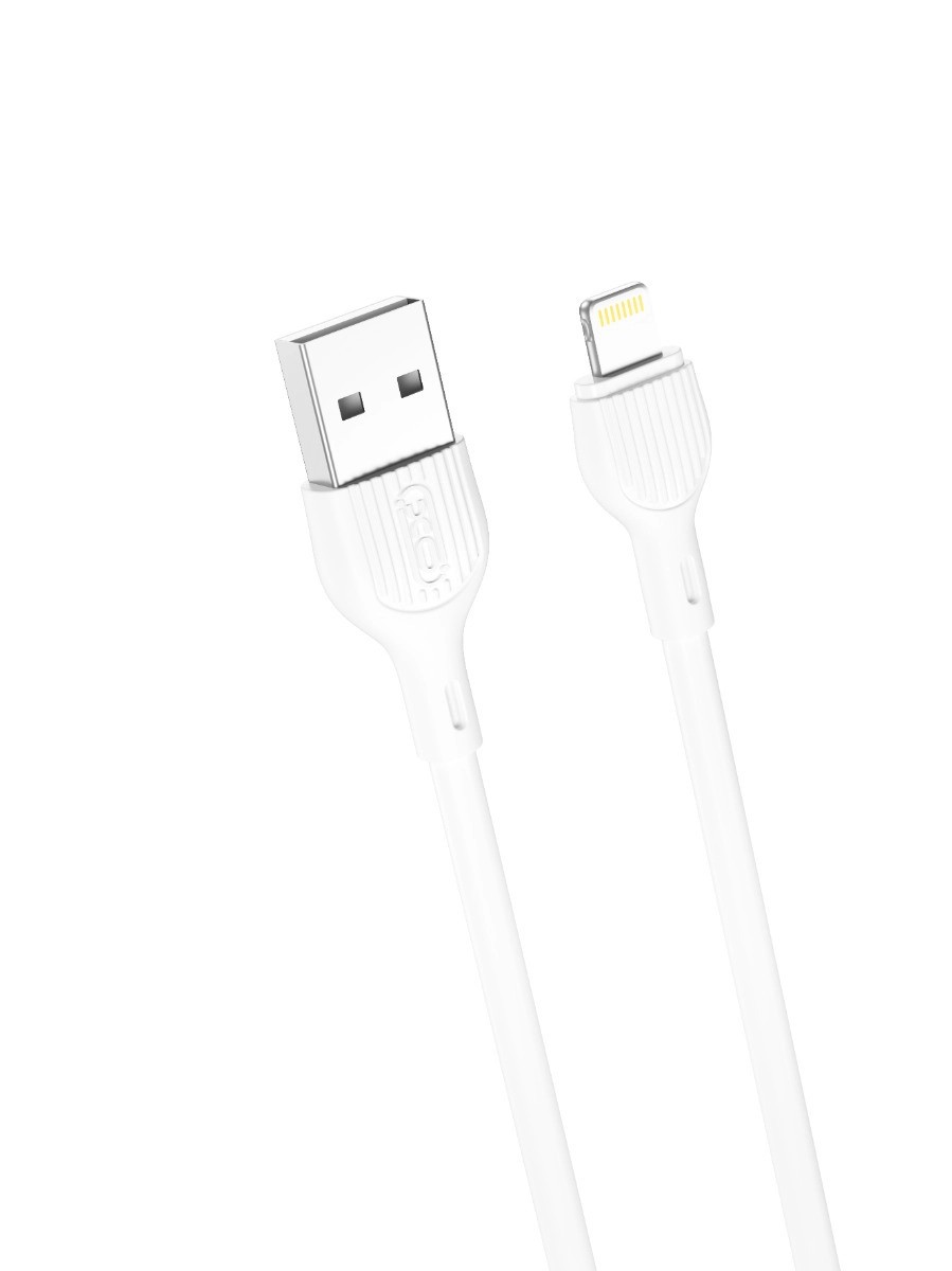 1676462195_0_XO-NB200-LIGHTNING-USB-2.0-kalodio-fortisis-kai-metaforas-dedomenon XO-NB200 LIGHTNING USB 2.0 Καλώδιο φόρτισης και μεταφοράς δεδομένων 2m - Image 1