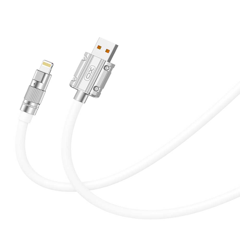 1677854742_0_XO-NB227-LIGHTNING-USB-2.O-SILICONE-CABLE-6A-kalodio-fortisis-kai-metaforas-dedomenon XO-NB227 LIGHTNING USB 2.0 SILICONE CABLE 6A καλώδιο φόρτισης και μεταφοράς δεδομένων - Image 1