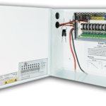 ZTH-1210B-09F Τροφοδοτικό-κατανεμητής για C.C.T.V. κάμερες με λειτουργία back up μπαταρίας (UPS) 12V 8.5A 9 καναλιών