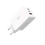 XO-CE13 Τροφοδοτικό-ταχυφορτιστής 65W GaN tech με 3 εξόδους 2X USB-C+USB-A