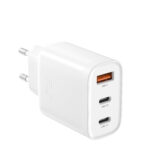XO-L117 Τροφοδοτικό-ταχυφορτιστής PD 45W/ QC 18W με 3 εξόδους 2X USB-C+USB-A