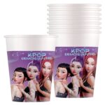 Ποτήρια Χάρτινα Πάρτυ K-POP πακ=8τεμ 200ml K-Pop