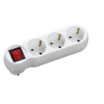 RMK3-01/03 Adaptor από 1 σούκο πρίζας σε 3 πρίζες σούκο με διακόπτη
