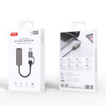 XO-HUB018 Network converter USB A/Type C σε RJ45 100Mbs