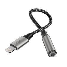 1769587536_0_1 XO-NB-R258C Adaptor ήχου APPLE lightning αρσενικό με καλώδιο σε 3,5mm jack stereo θηλυκό - Image 1