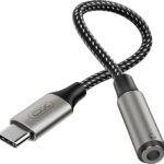 NB-257C Adaptor ήχου Type C αρσενικό με καλώδιο σε 3,5mm Jack stereo θηλυκό