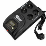 SVR-116 1000VA Σταθεροποιητής τάσης τύπου relay 1000VA με 2 πρίζες AVR + 2 πρίζες Bypass