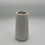ΚΕΡΑΜΙΚΟ ΒΑΖΟ ΑΝΑΓΛΥΦΟ ΛΕΥΚΟ ΜΑΤ Φ9.5x20cm