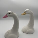 ΚΕΡΑΜΙΚΟ ΒΑΖΟ ΚΥΚΝΟΣ ΣΕ 2 ΧΡΩΜΑΤΑ 12x20cm