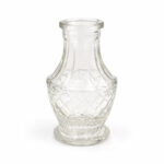 ΓΥΑΛΙΝΟ ΜΠΟΥΚΑΛΙ 50ml Φ4Χ8.5CM (ΧΩΡΙΣ ΠΩΜΑ)