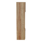 Ντουλάπα κουζίνας Rowan pakoworld σε ανθρακί-oak απόχρωση 60x42x182εκ - Image 4