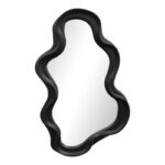 Καθρέπτης Liquid pakoworld pp σε μαύρη απόχρωση 26x2.7x39εκ - Image 3
