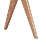 Τραπέζι Winslow pakoworld ξύλο rubberwood ανοικτό καρυδί 160x85x75εκ - Image 4