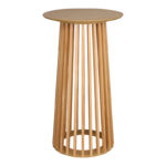 Τραπέζι μπαρ Domonic pakoworld mdf φυσικό Φ60x105εκ