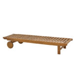 Ξαπλώστρα Weylar pakoworld ξύλο ακακίας φυσικό 60x193x30εκ - Image 2
