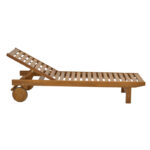 Ξαπλώστρα Weylar pakoworld ξύλο ακακίας φυσικό 60x193x30εκ - Image 4