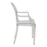 Πολυθρόνα Narova pakoworld PC διάφανο 43x48x92εκ - Image 3