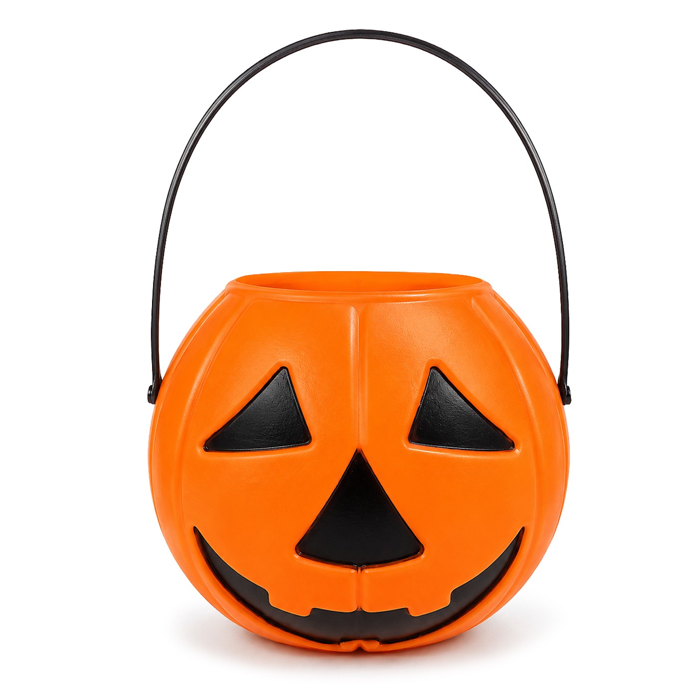 3-2642 Κουβάς Halloween Trick or Treat Κολοκύθα ø18x17cm Carnavalista 232662 - Image 1