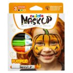 Βαφές Προσώπου 3τεμ Carioca Maskup (Πορτοκαλί-Πράσινο-Μαύρο)  Carioca 43490