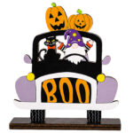 Επιτραπέζιο Ξύλινο Διακοσμητικό Halloween 11x9cm Carnavalista 232837 - Image 2